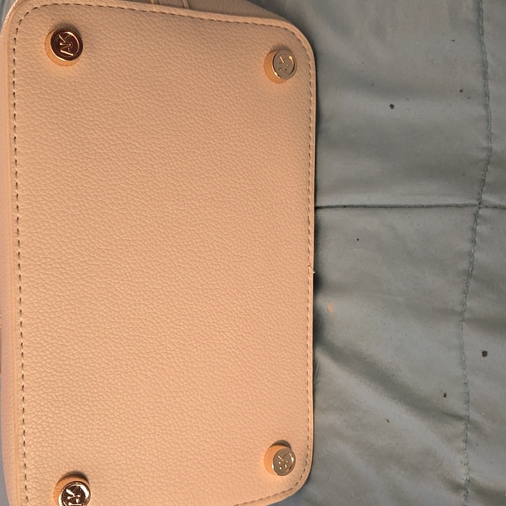 Anne Klein White and Brown Shoulder Bag - Picture 3 of 7